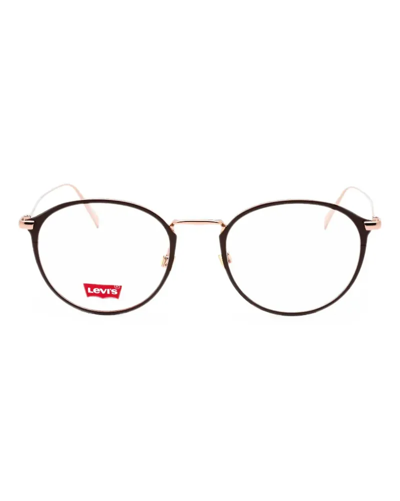 Levi's Brille mit rundem Gestell - Braun Braun