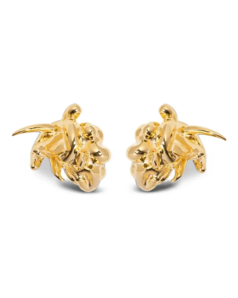 Completedworks General Strike molten-effect earrings - Gold Gold