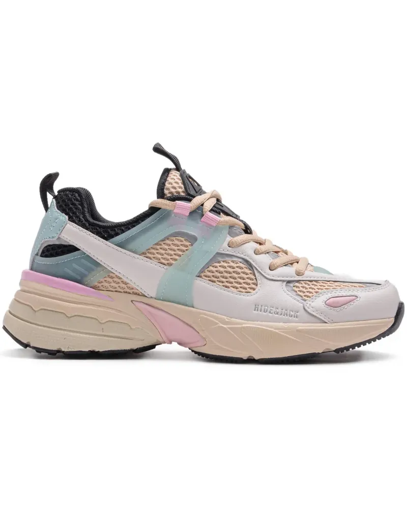 Hide & Jack Sneakers mit Mesh-Einsatz - Weiß Weiß