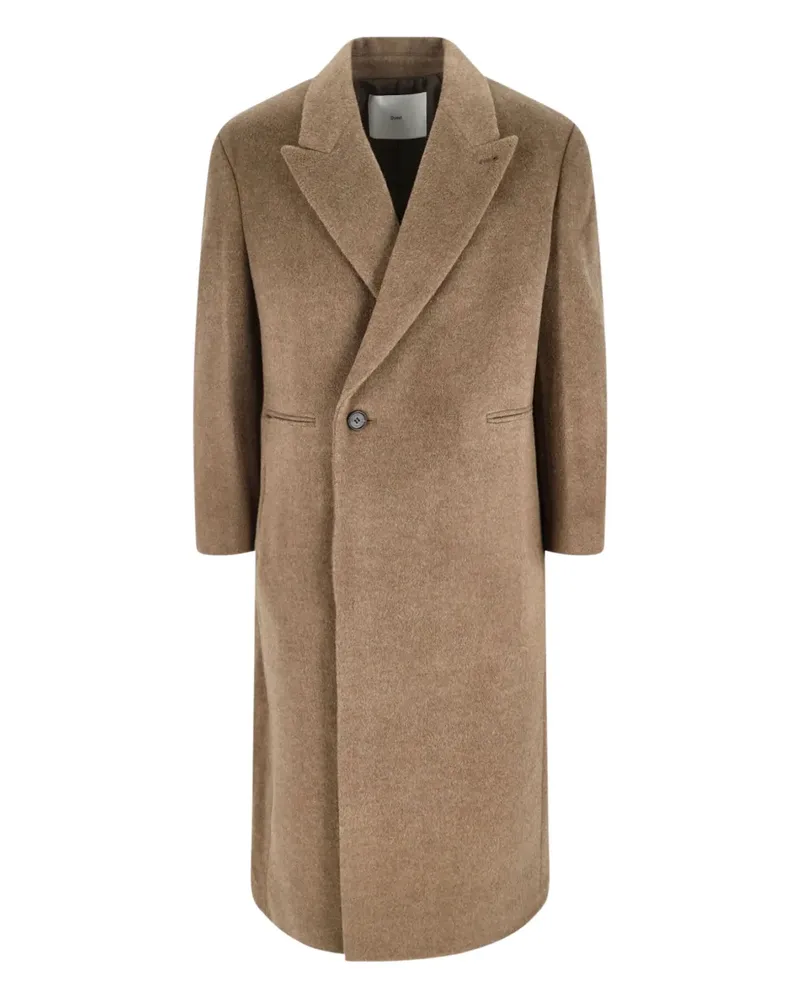 Dunst button single-breasted coat - Braun Braun