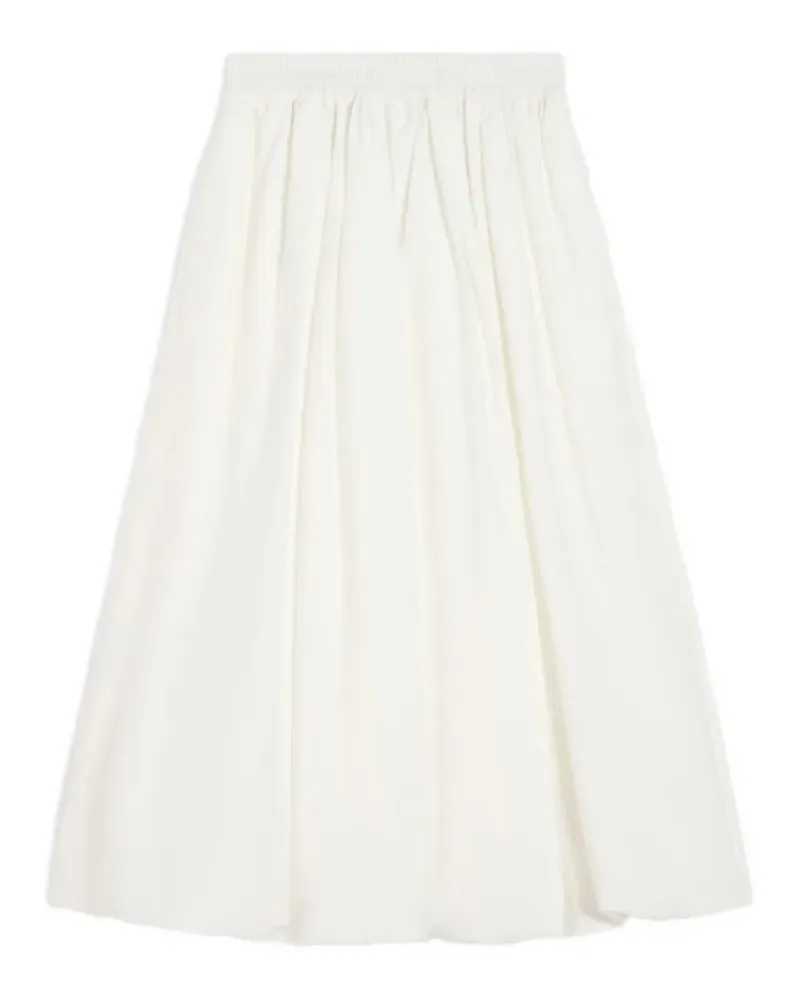 Max Mara pleated A-line maxi skirt - Weiß Weiß