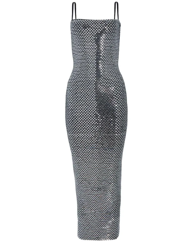 Retrofête Kyree Kleid mit Stickerei - Silber Silber