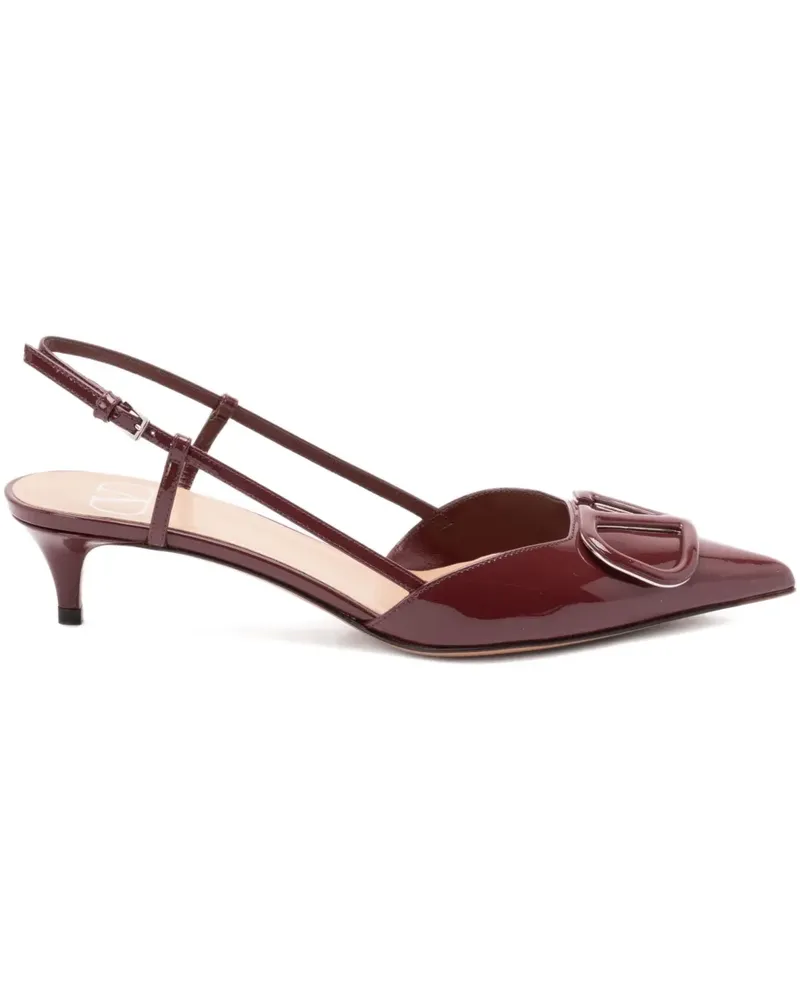 Valentino Garavani VLogo Slingback-Pumps 40mm - Braun Braun