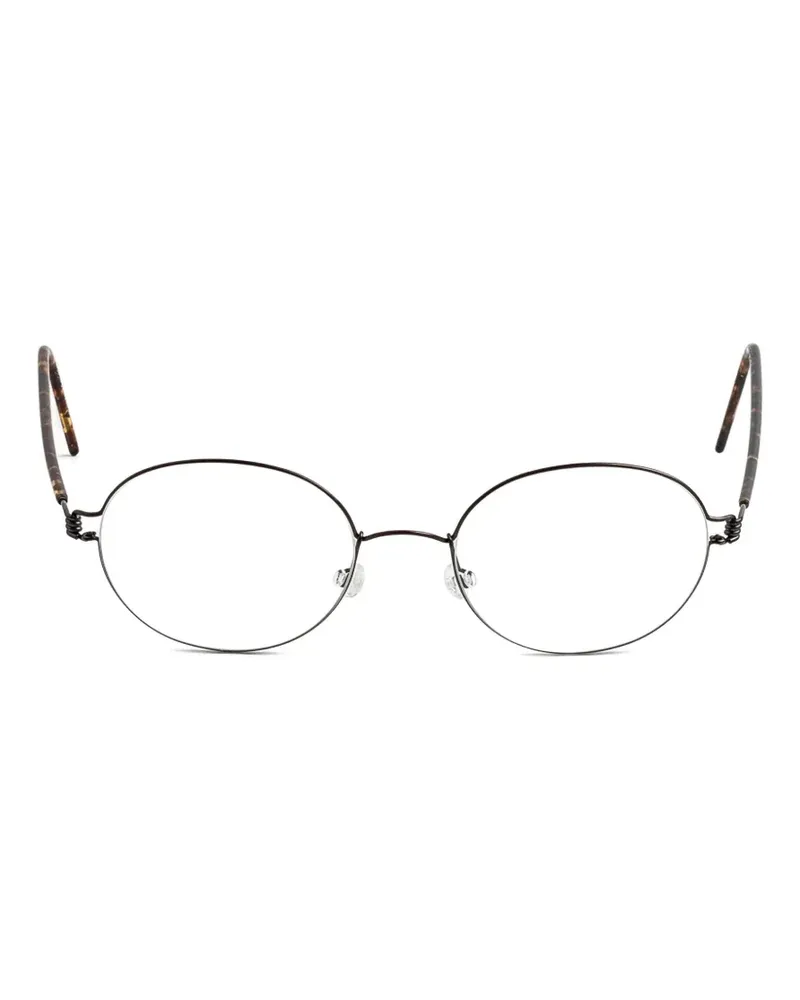 Lindberg Stefano round-frame titanium glasses - Grau Grau