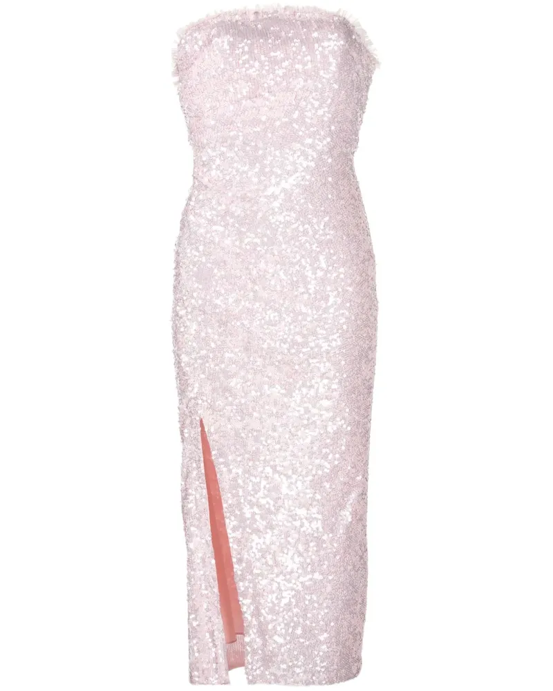 Needle & Thread Abendkleid mit Pailletten - Rosa Rosa