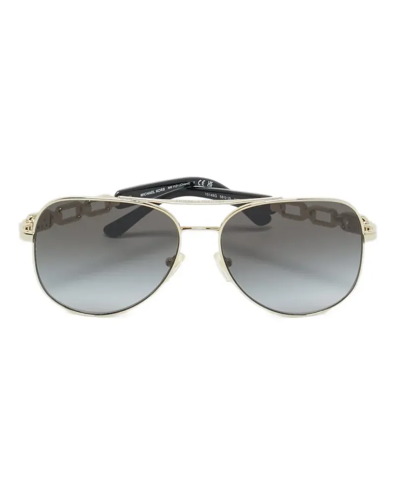 Michael Kors Mk 1121 Pilotenbrille mit getönten Gläsern - Gold Gold