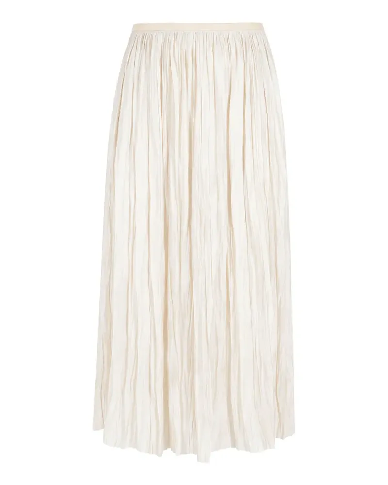 Roberto Collina pleated midi skirt - Nude Nude