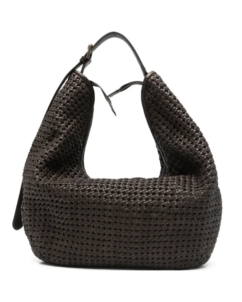 Officine Creative Italia Vicky 002 buckle shoulder bag - Braun Braun