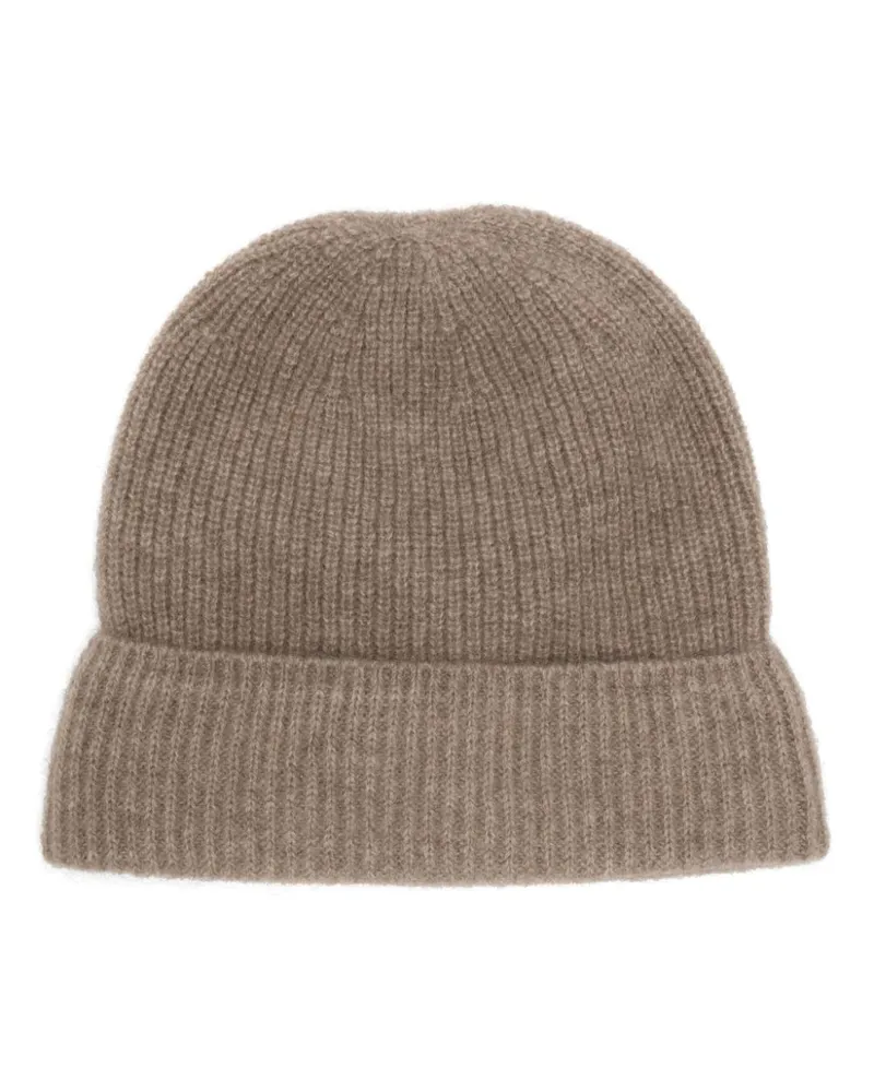 AURALEE Beanie aus Kaschmir - Braun Braun