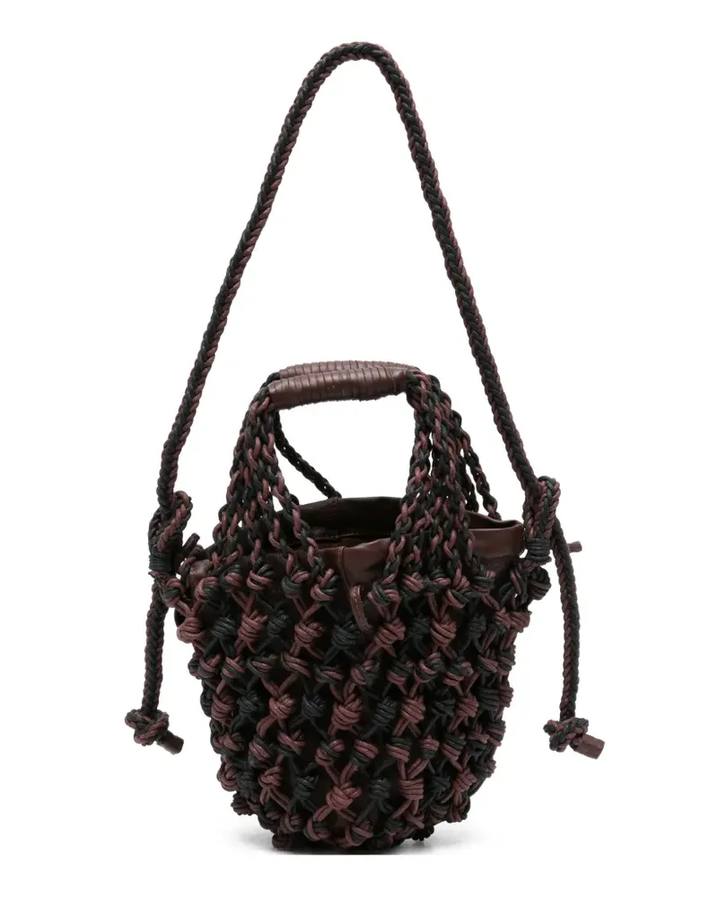 ALYSI knot-detail bucket bag - Rot Rot