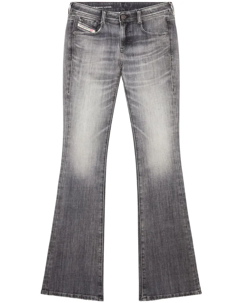 Diesel 1969 D-Ebbey Bootcut-Jeans - Grau Grau