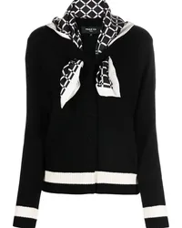 Paule Ka Cardigan mit Schaldetail Schwarz