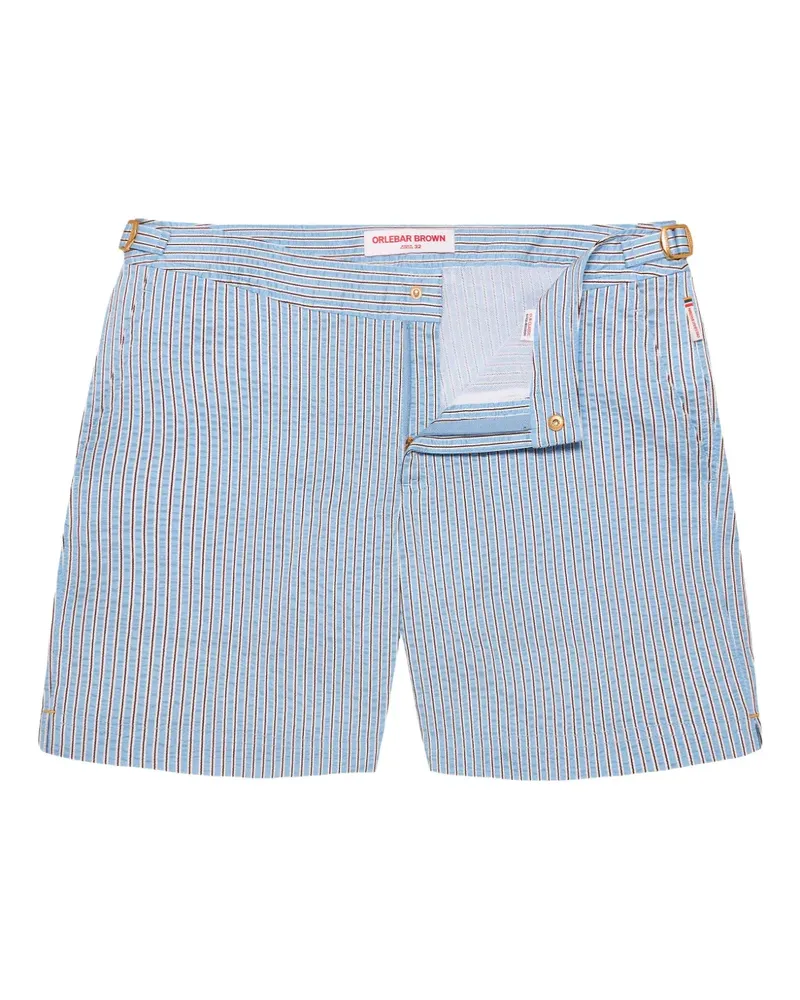 Orlebar Brown Gestreifte Badeshorts - Blau Blau