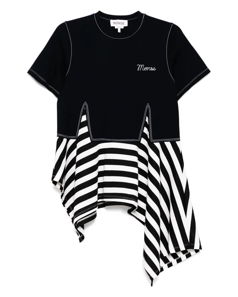 Monse T-Shirt mit Trompe-l'oeil-Print - Blau Blau