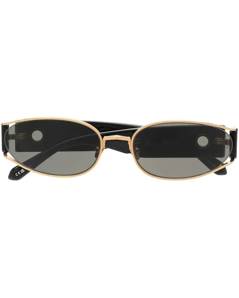 Linda Farrow Shelby LFL 1157 C1 Sonnenbrille - Schwarz Schwarz