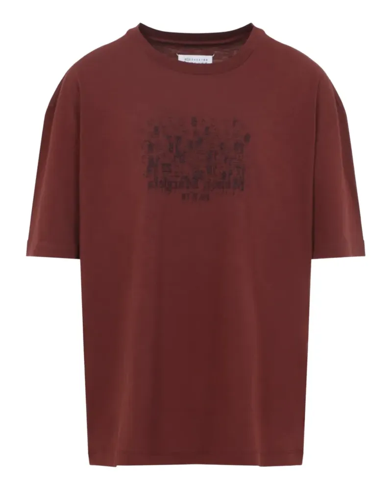 Maison Margiela graphic T-shirt - Rot Rot