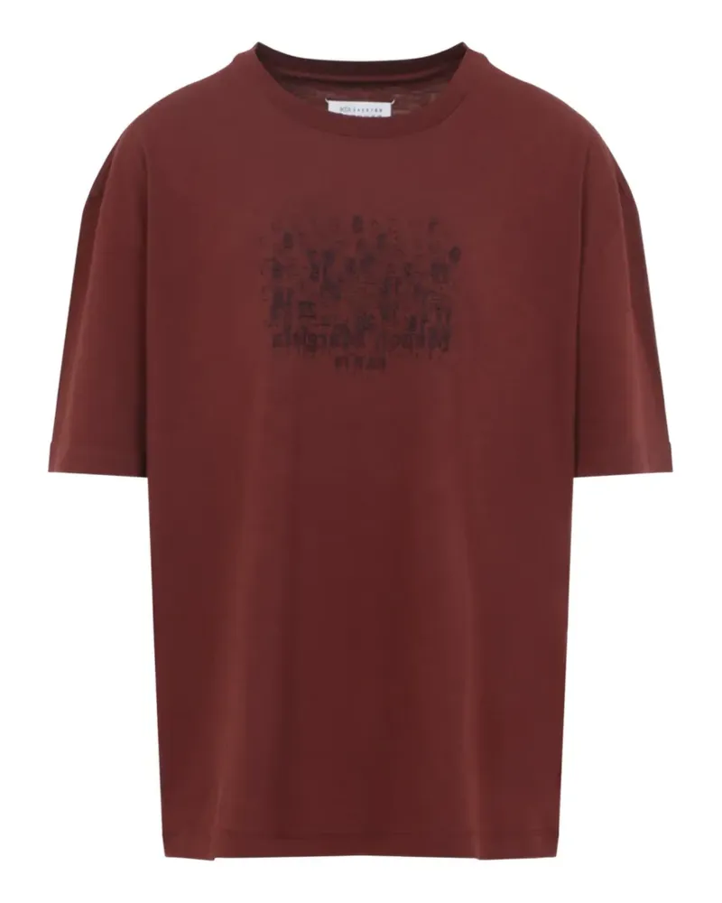 Maison Margiela graphic T-shirt - Rot Rot