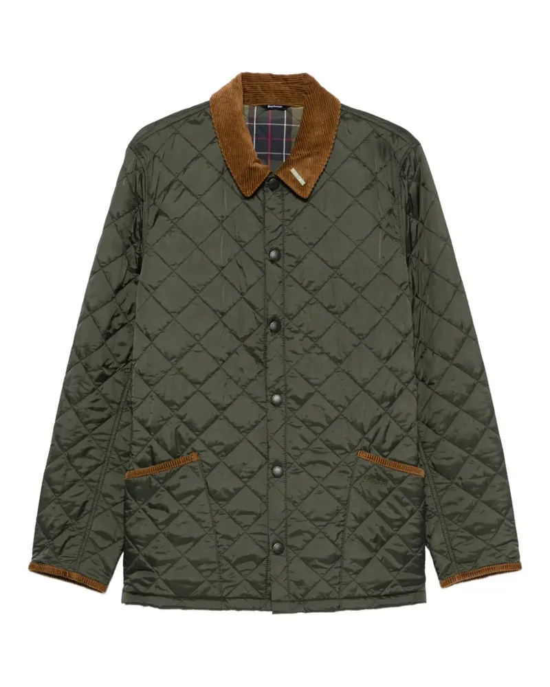 Barbour Liddesdale quilted-pattern jacket - Grün Grün