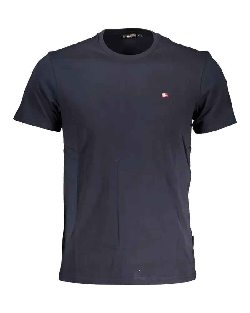 Napapijri logo-patch t-shirt - Blau Blau