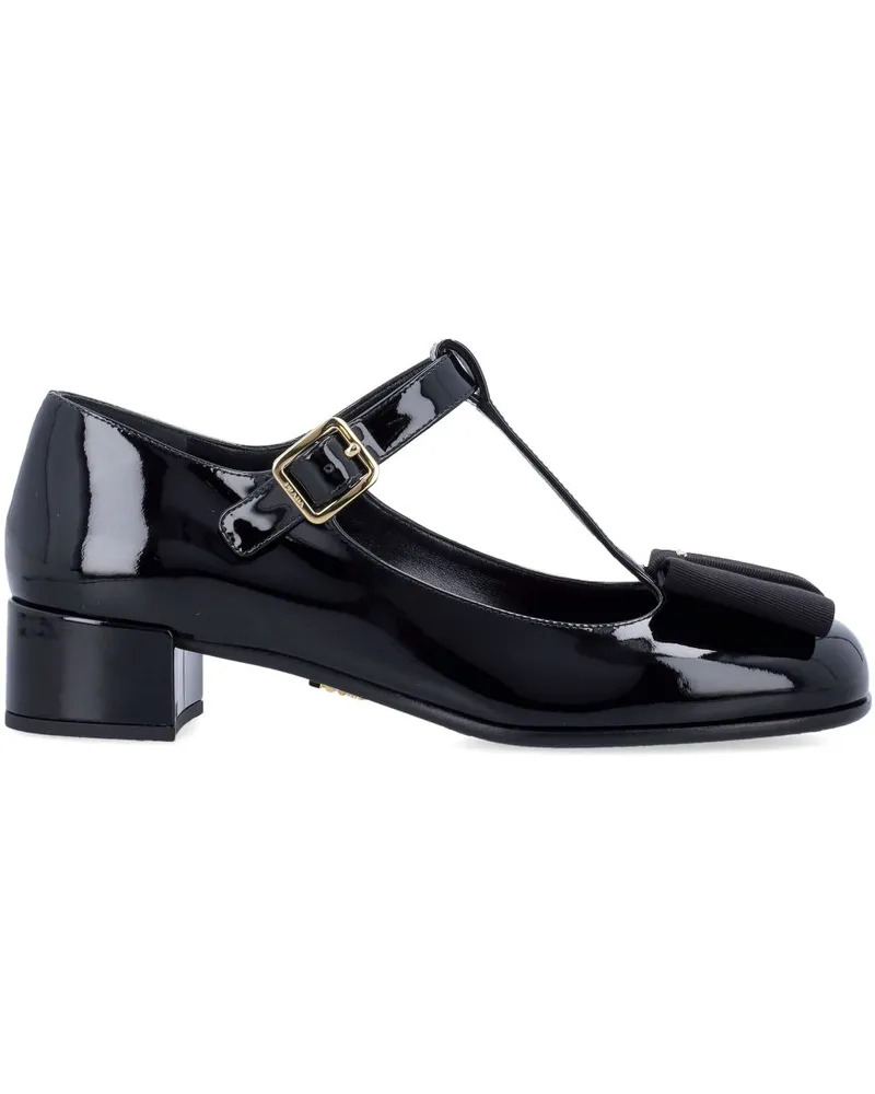 Prada Mary Janes 35mm - Schwarz Schwarz