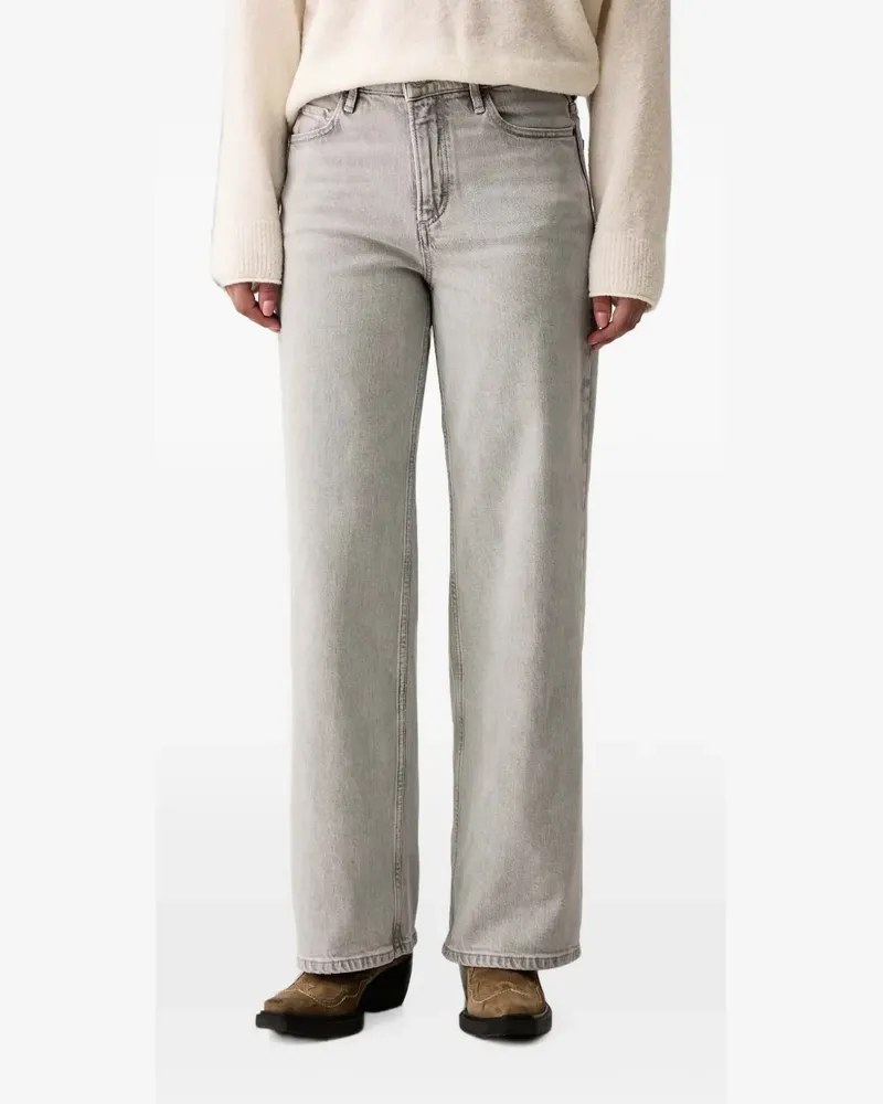 Marc O'Polo Tolva Wide-Leg-Jeans - Grau Grau