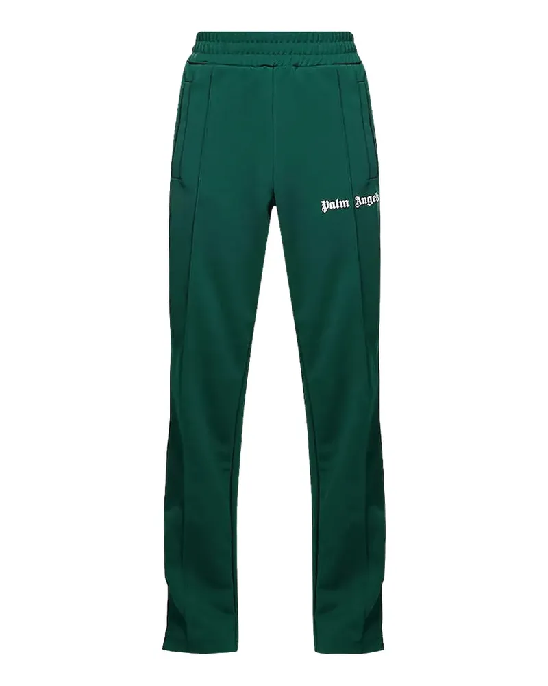 Palm Angels Jogginghose mit Logo-Print - Grün Grün