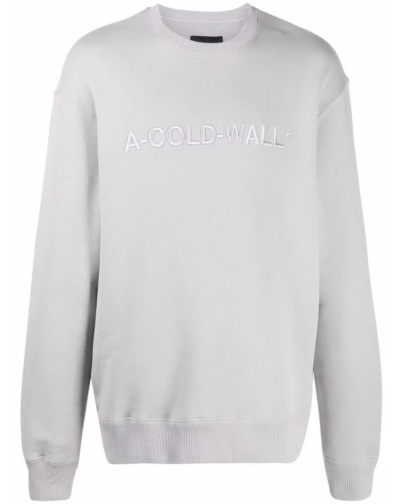 ACW* Sweatshirt mit Logo-Stickerei - Grau Grau