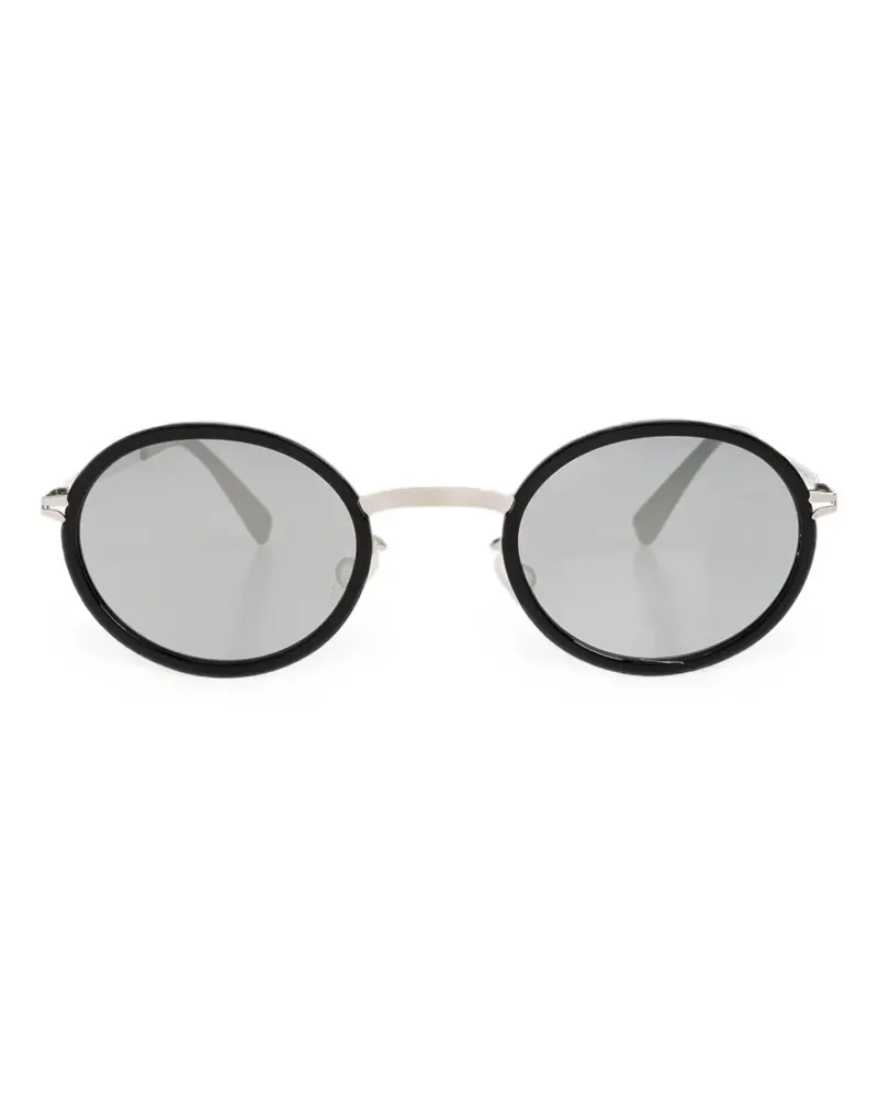 Mykita Berthold Brille mit rundem Gestell - Schwarz Schwarz