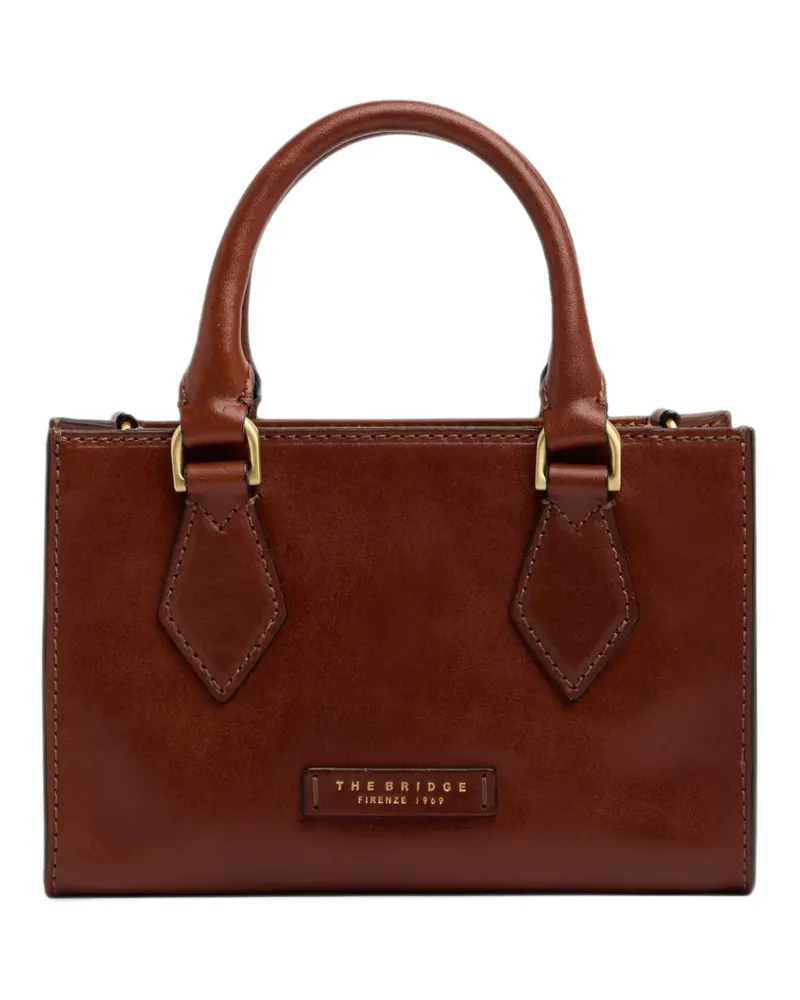 The Bridge Handtasche aus Leder - Braun Braun