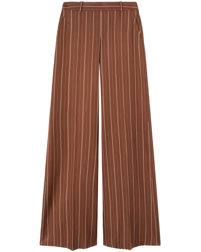 Ermanno Scervino Palazzohose mit Nadelstreifen - Braun Braun