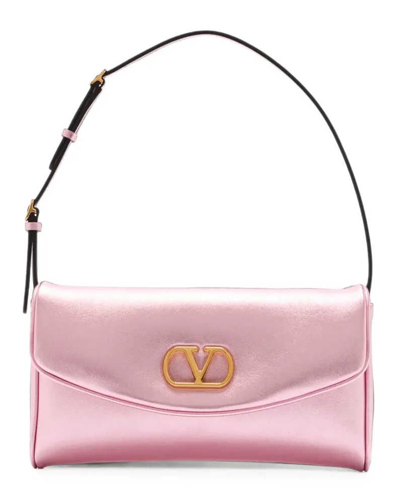Valentino Garavani Kleine DeVain Schultertasche - Rosa Rosa