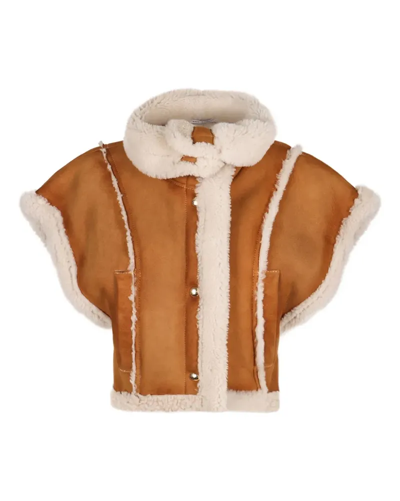 HALFBOY Jacke mit Futter aus Shearling - Braun Braun