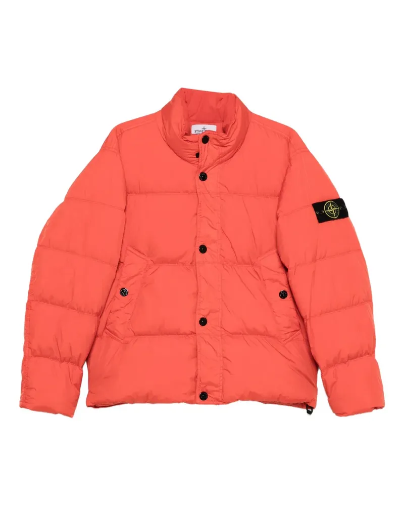 Stone Island Gefütterte Bomberjacke - Orange Orange