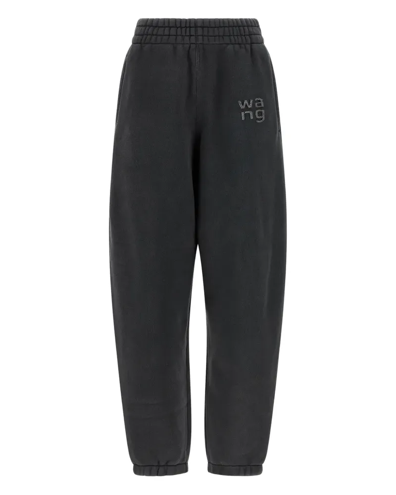 Alexander Wang logo-detail track pants - Schwarz Schwarz