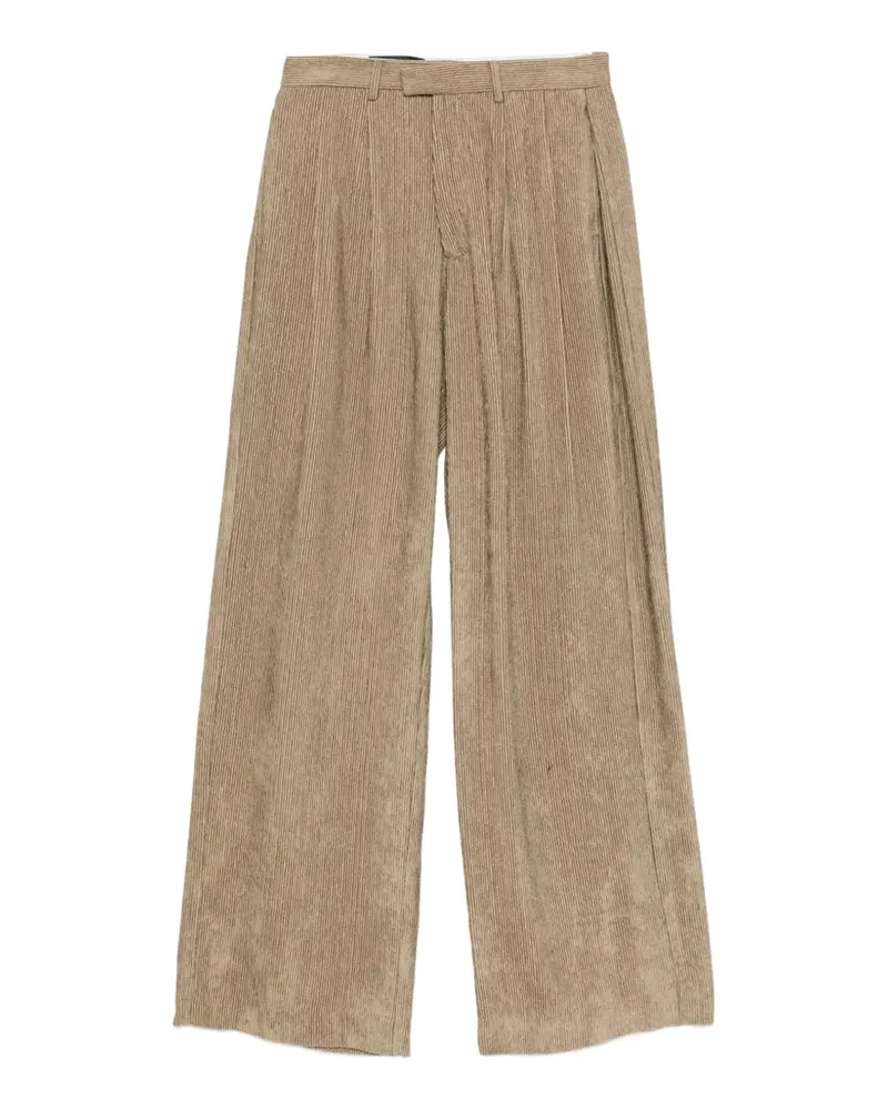 R13 Cordhose mit weitem Bein - Nude Nude
