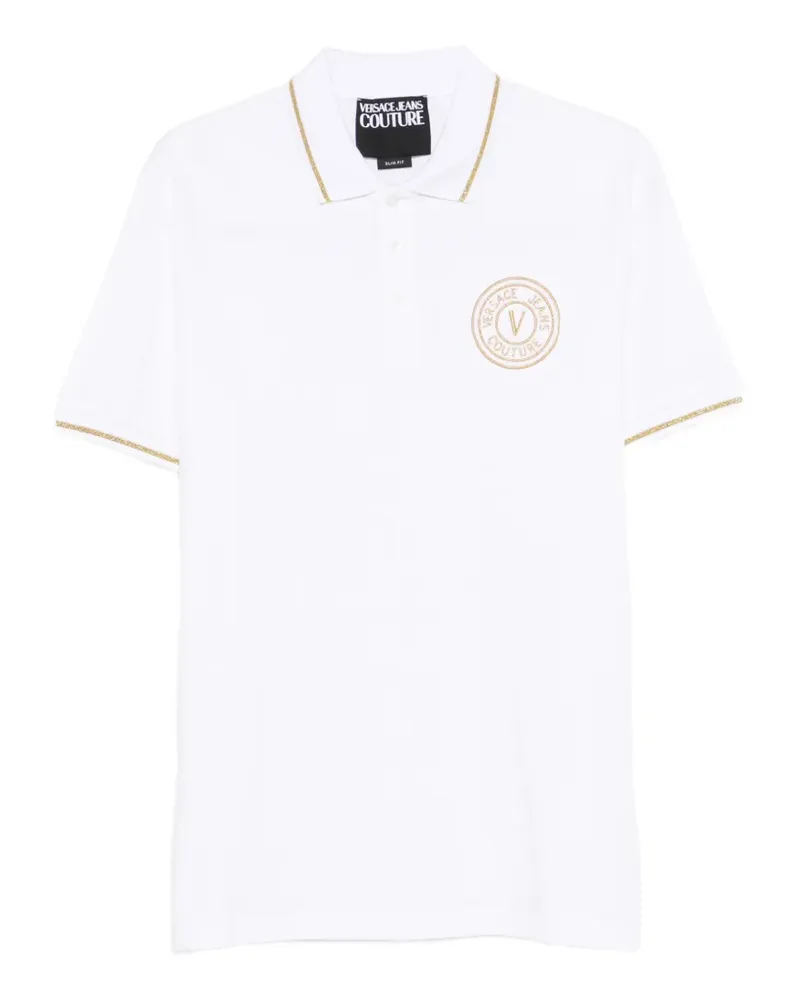 Versace Jeans logo-print polo shirt - Weiß Weiß