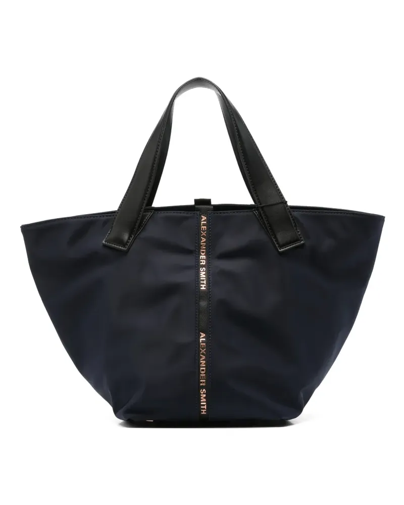 Alexander Smith Mittelgroße Lauren Tote Bag mit Logo - Blau Blau