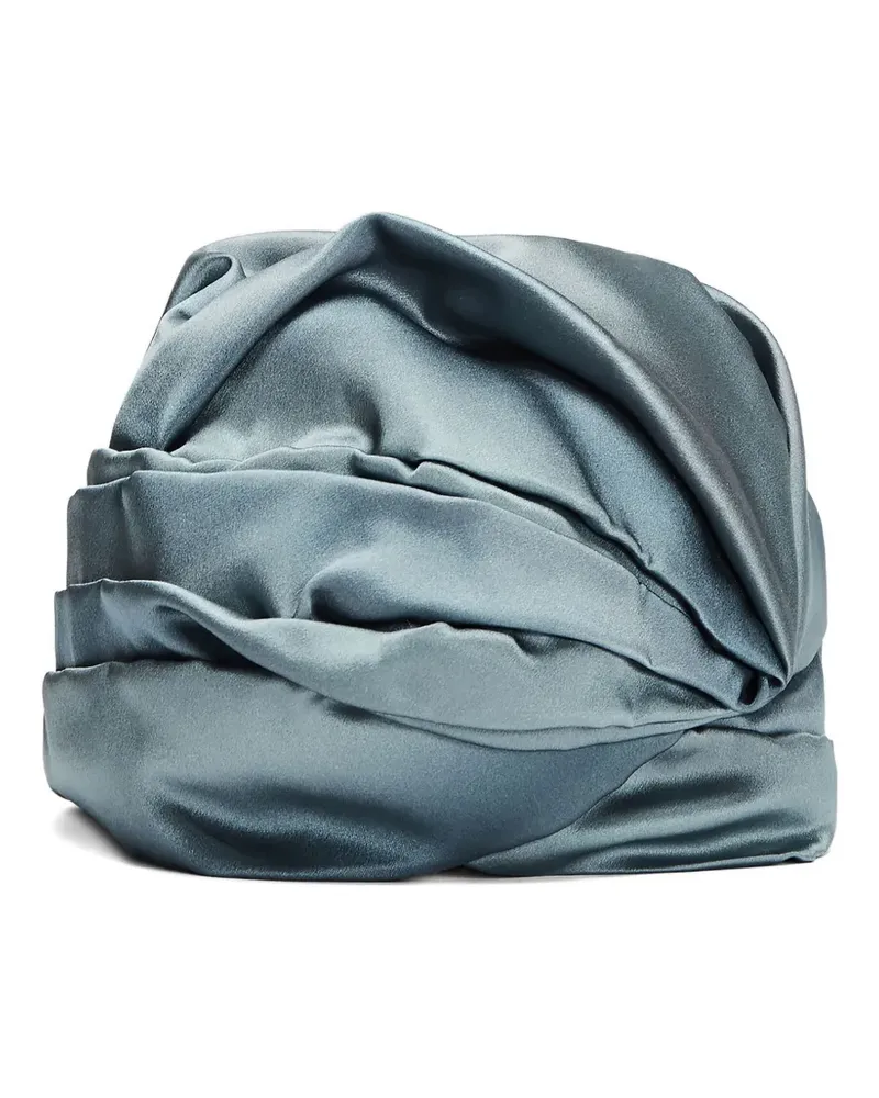 FLAPPER Hut aus Seide - Blau Blau