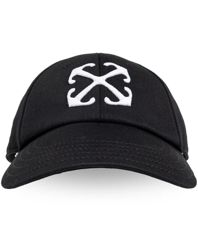 OFF-WHITE Baseballkappe mit Logo - Schwarz Schwarz