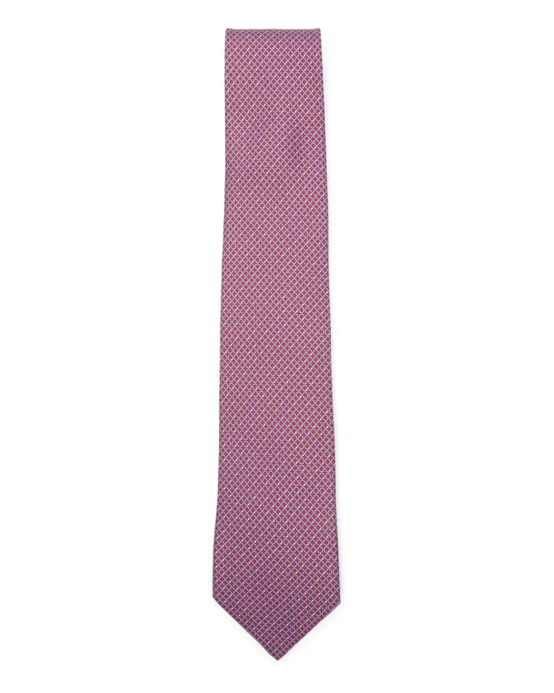 Ferragamo patterned tie - Rot Rot