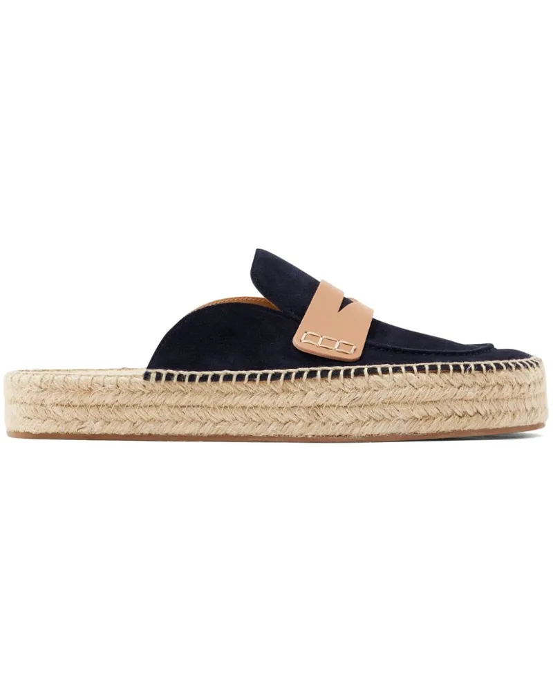J.W.Anderson Espadrilles aus Wildleder - Blau Blau