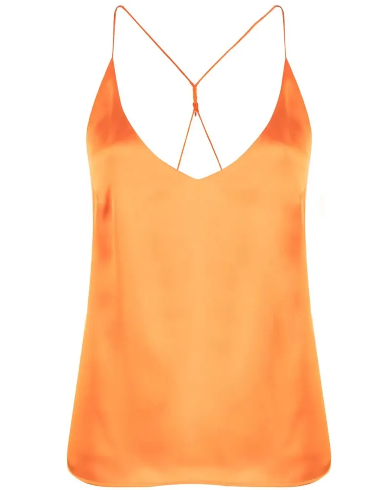Blanca Klassisches Spaghettitop - Orange Orange