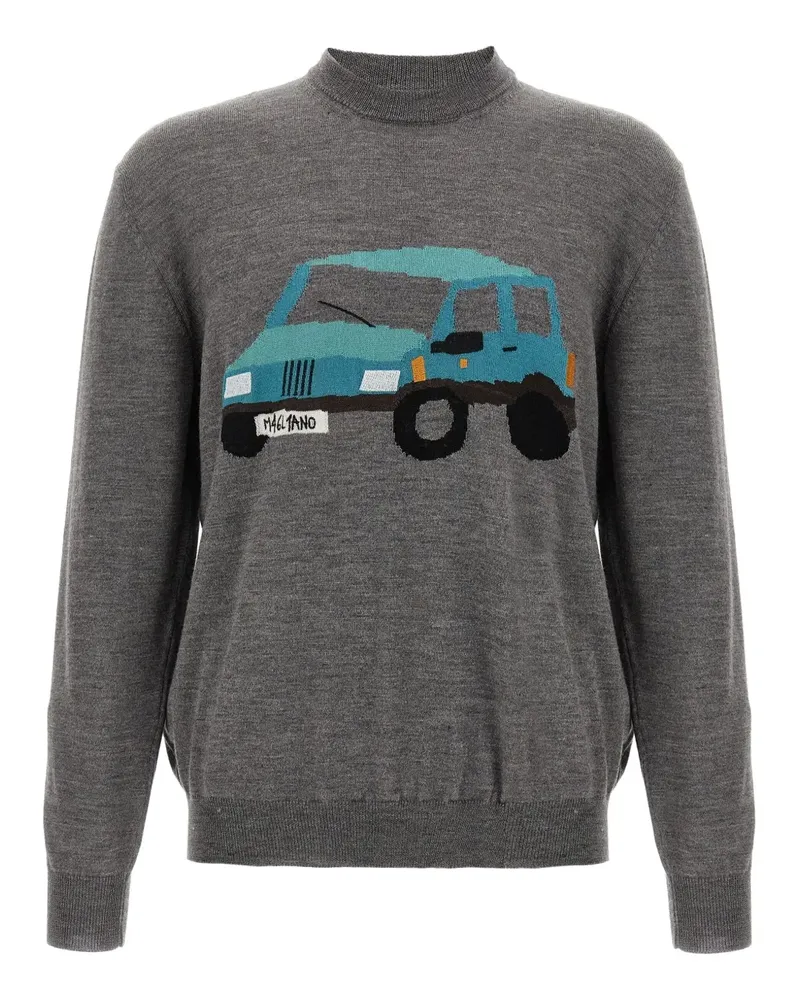 Magliano Pandino Pullover mit Rundhalsausschnitt - Grau Grau