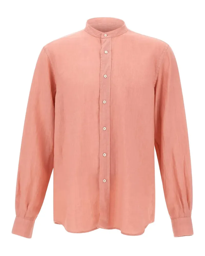 ASPESI Bruce Hemd mit Stehkragen - Rosa Rosa