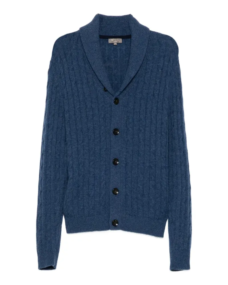 N.Peal Garrick Cardigan - Blau Blau