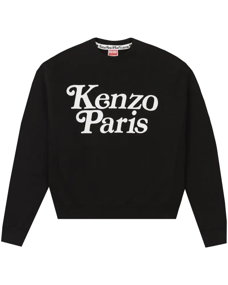 Kenzo x Verdy Sweatshirt mit beflocktem Logo - Schwarz Schwarz