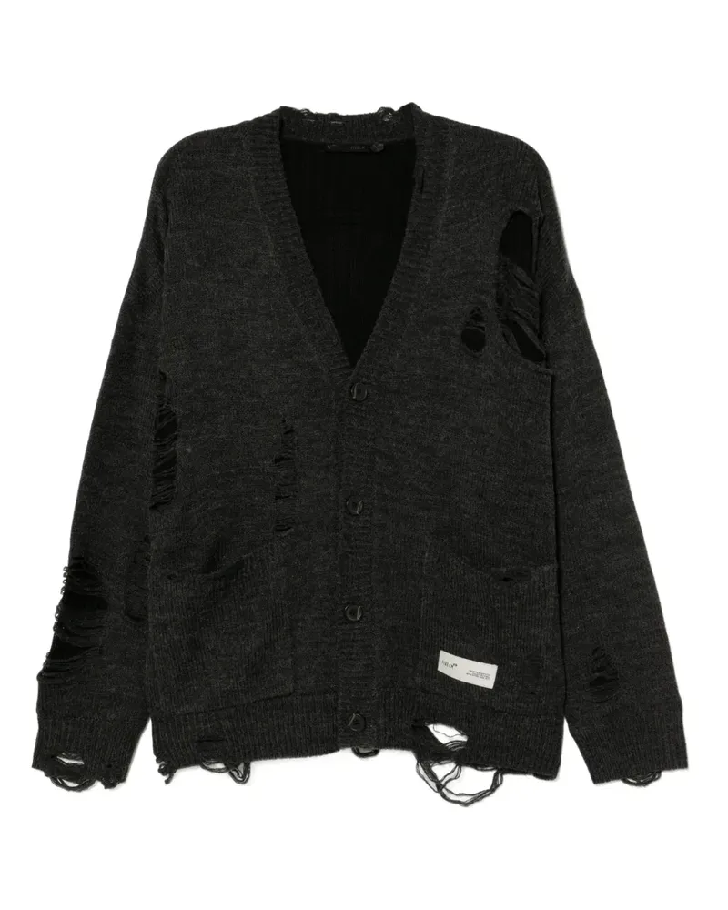 FIVE CM Cardigan im Patchwork-Look - Grau Grau