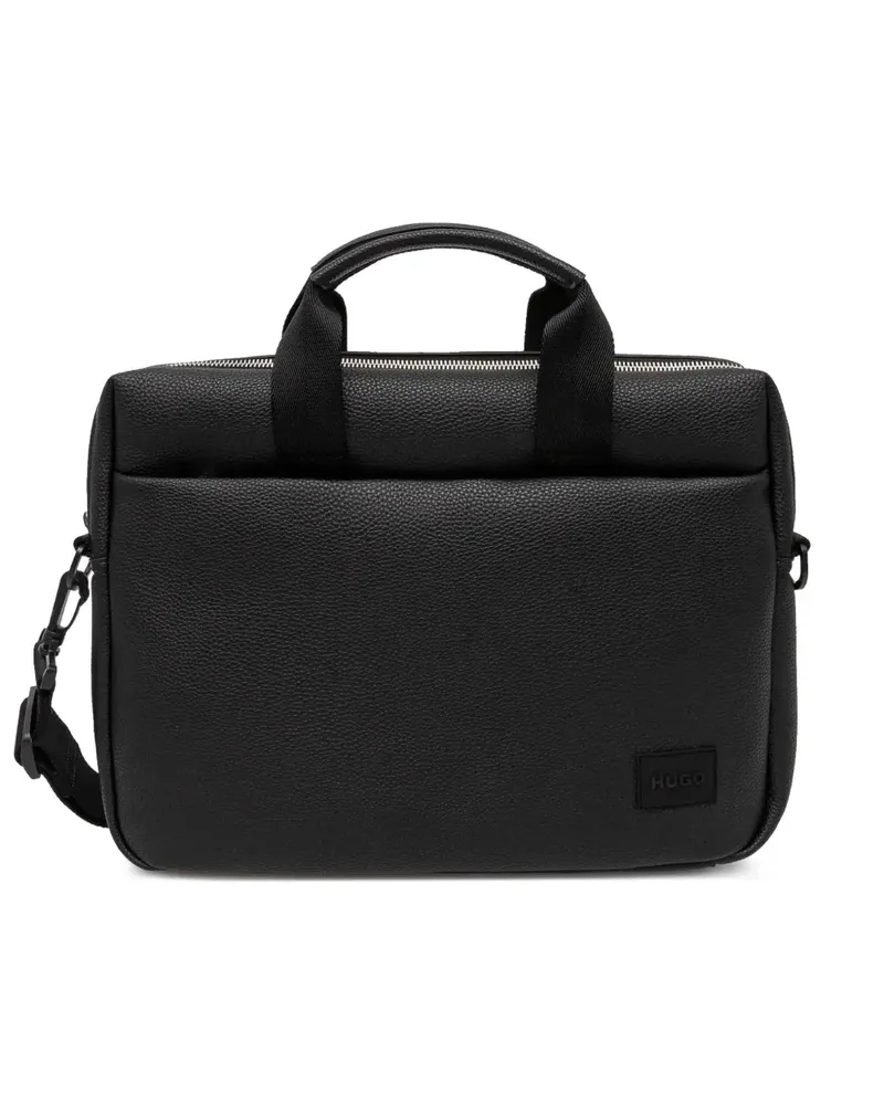 HUGO BOSS Laptoptasche mit Logo - Schwarz Schwarz