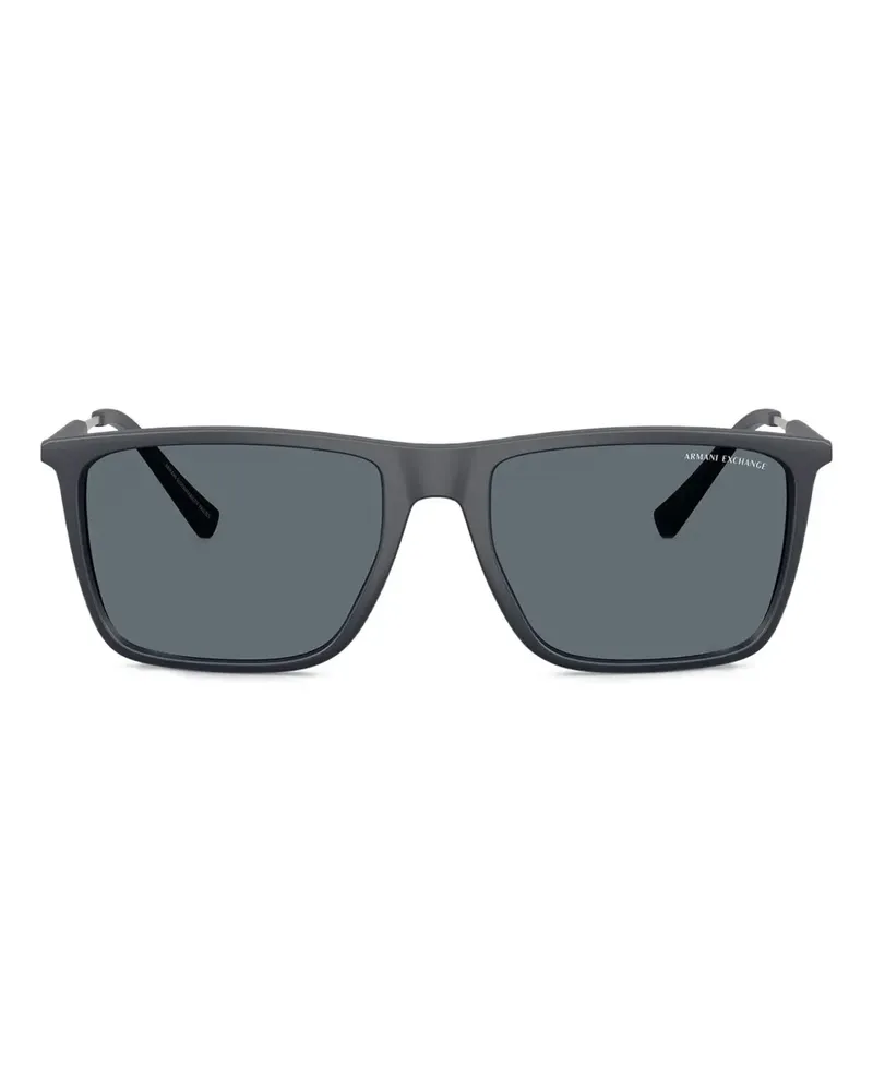 Armani Exchange Sonnenbrille mit eckigem Gestell - Blau Blau
