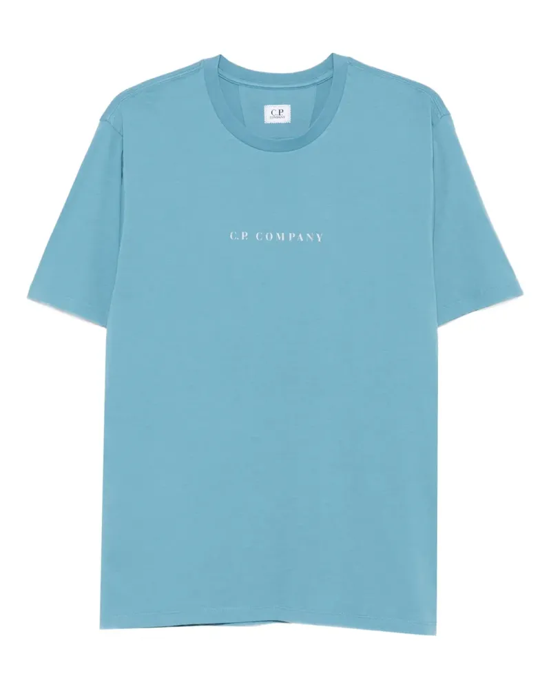 C.P. Company T-Shirt mit Logo-Print - Blau Blau